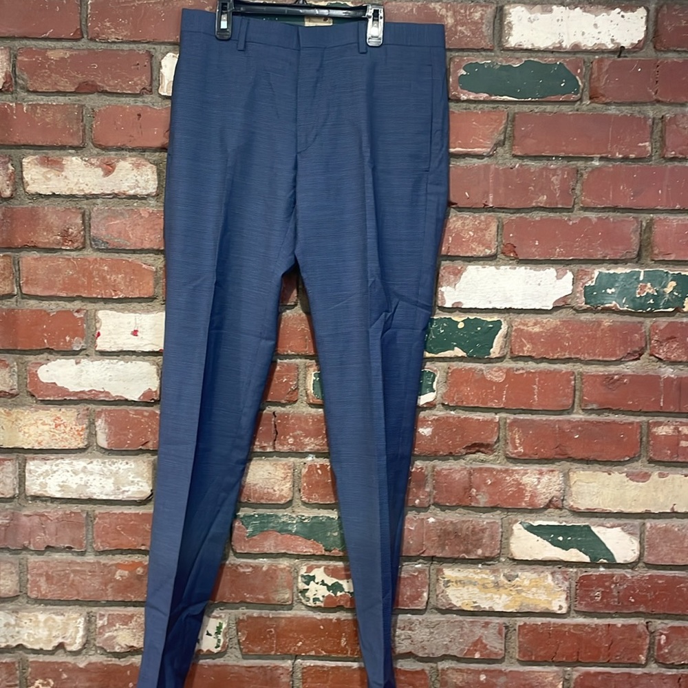 The Kooples blue sky regular fit SUIT PANTS NWT size 46 Europe - Picture 5 of 10